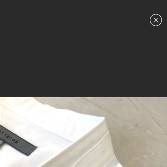 JOHN VARVATOS Black White Button Down Shirt Sz L - Picture 7 of 14